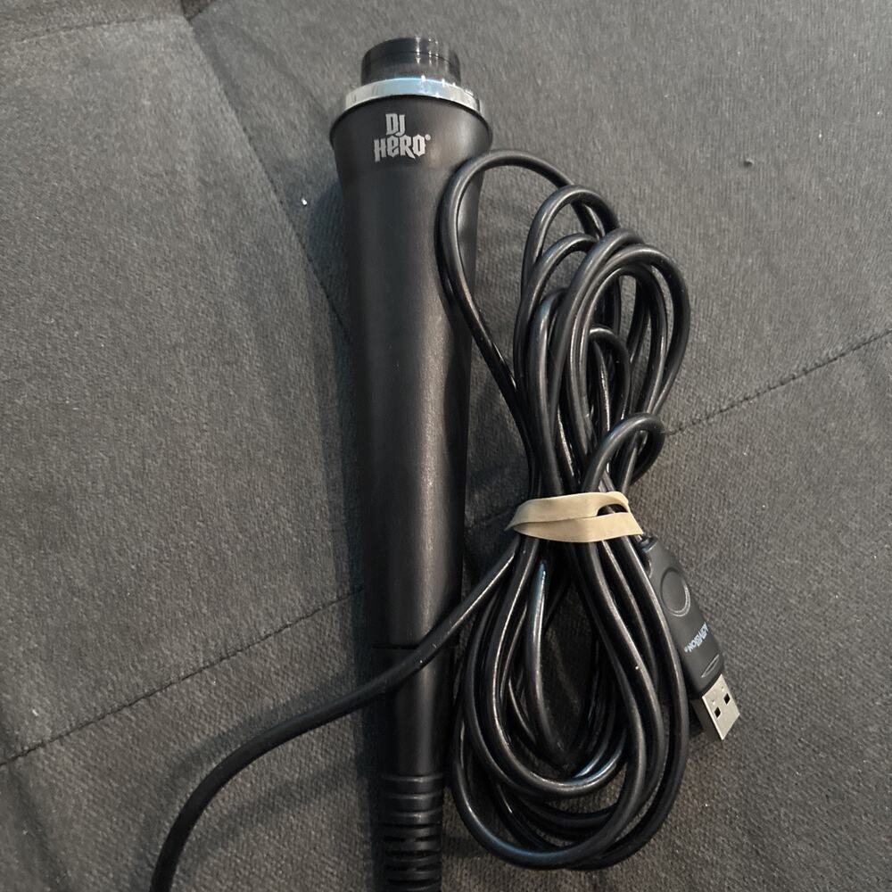 DJ Hero Redoctane Guitar Hero Rock Band USB Microphone. MISSING TOP